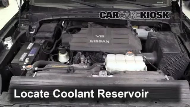 2017 Nissan Titan XD SL 5.6L V8 Coolant (Antifreeze) Add Coolant